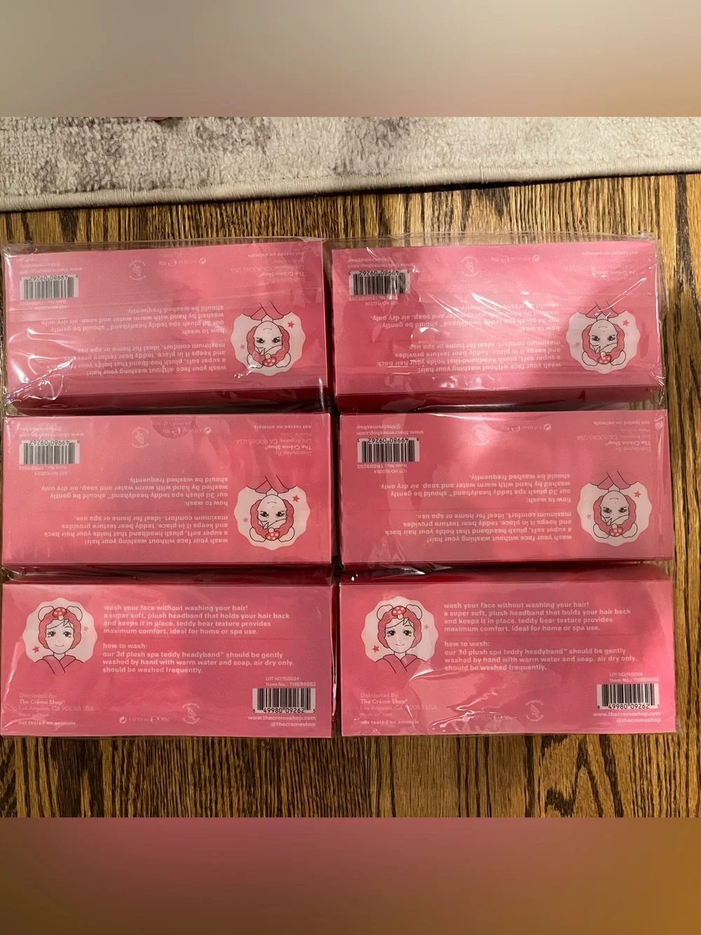 Set of SIX Crème Shop Spa Headbands